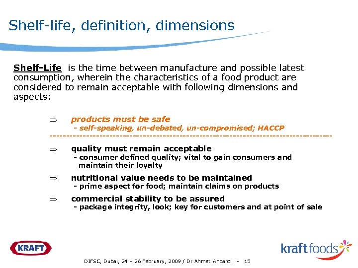 ShelfLife of Prepackaged Food Products An Industry Perspective