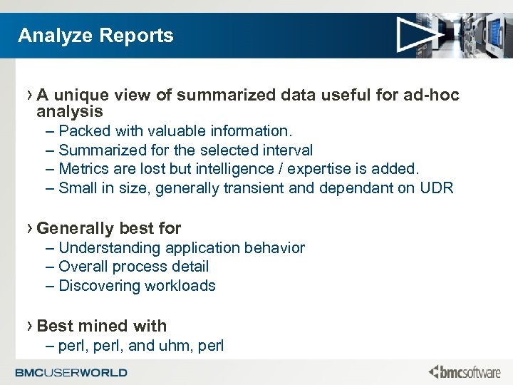 Analyze Reports › A unique view of summarized data useful for ad-hoc analysis –