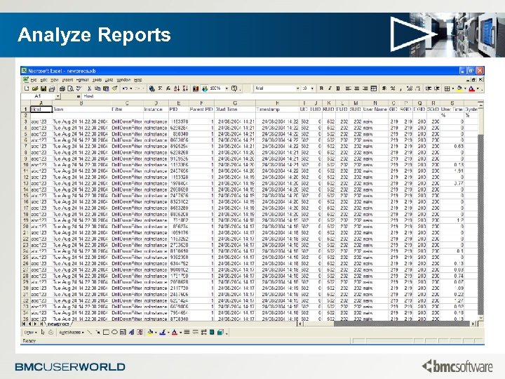 Analyze Reports 