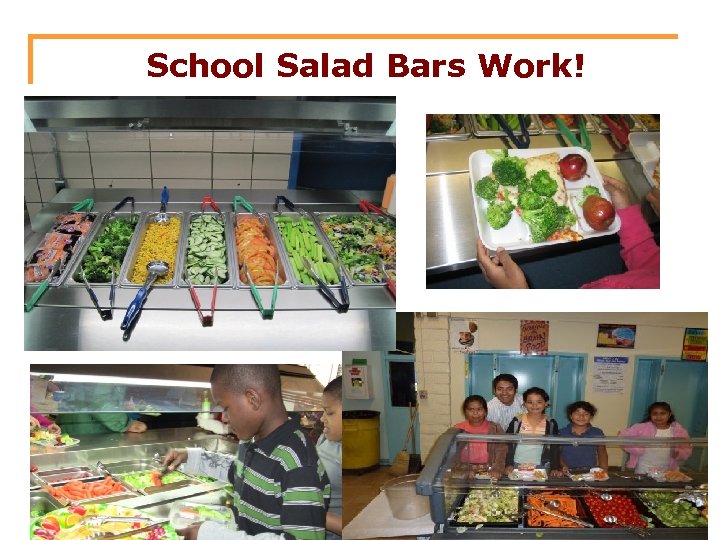 School Salad Bars Work! 2010 NAPMM Conference 