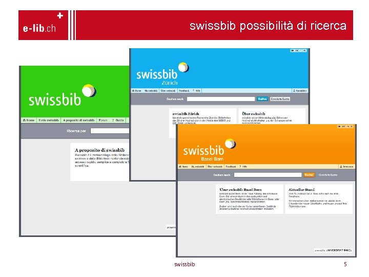 swissbib possibilità di ricerca swissbib 5 