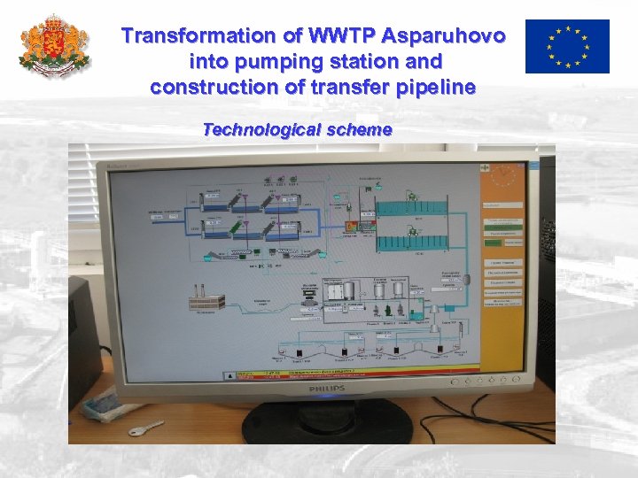 Transformation of WWTP Asparuhovo into pumping station and construction of transfer pipeline Technological scheme