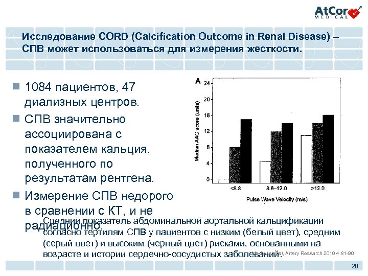Исследование CORD (Calcification Outcome in Renal Disease) – СПВ может использоваться для измерения жесткости.