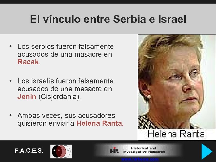 El vínculo entre Serbia e Israel • Los serbios fueron falsamente acusados de una