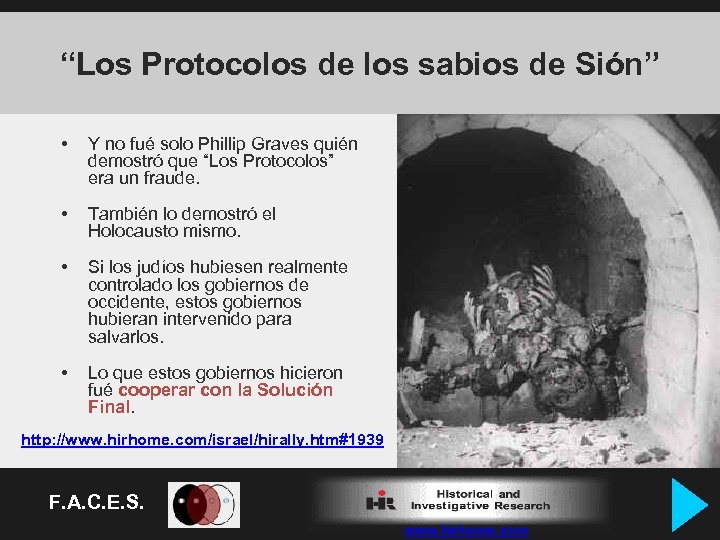 “Los Protocolos de los sabios de Sión” • Y no fué solo Phillip Graves