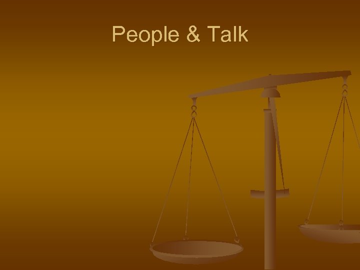 People & Talk 