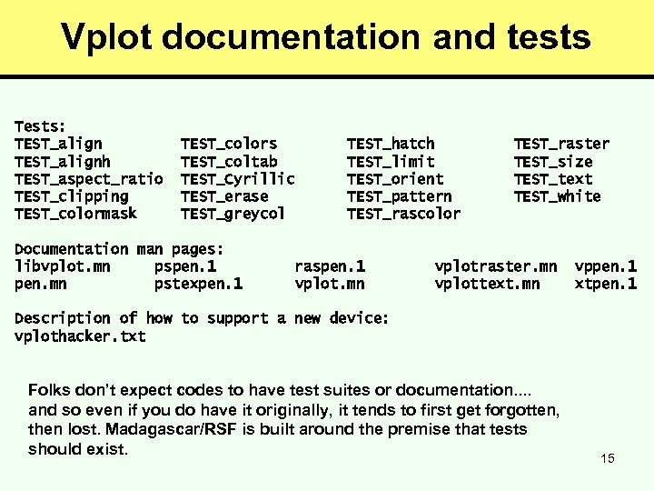 Vplot documentation and tests Tests: TEST_alignh TEST_aspect_ratio TEST_clipping TEST_colormask TEST_colors TEST_coltab TEST_Cyrillic TEST_erase TEST_greycol