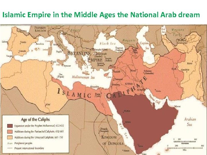 Islamic Empire in the Middle Ages the National Arab dream 