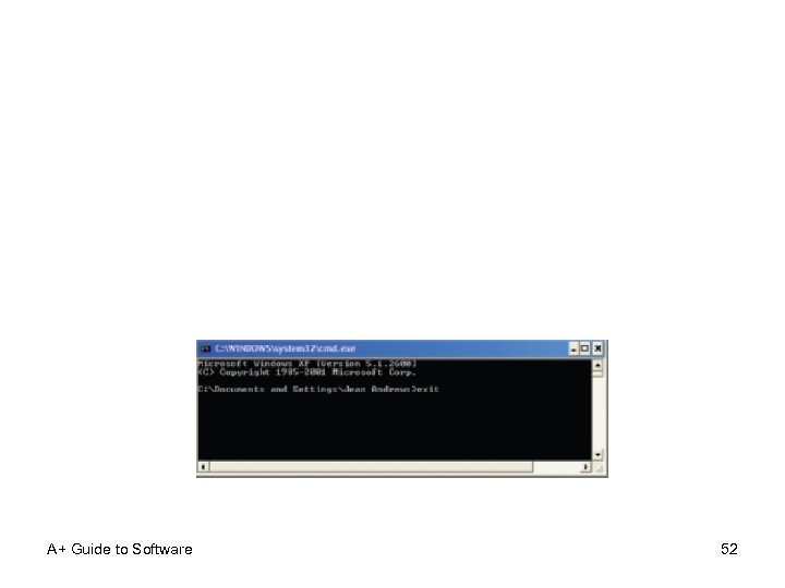 A+ Guide to Software 52 