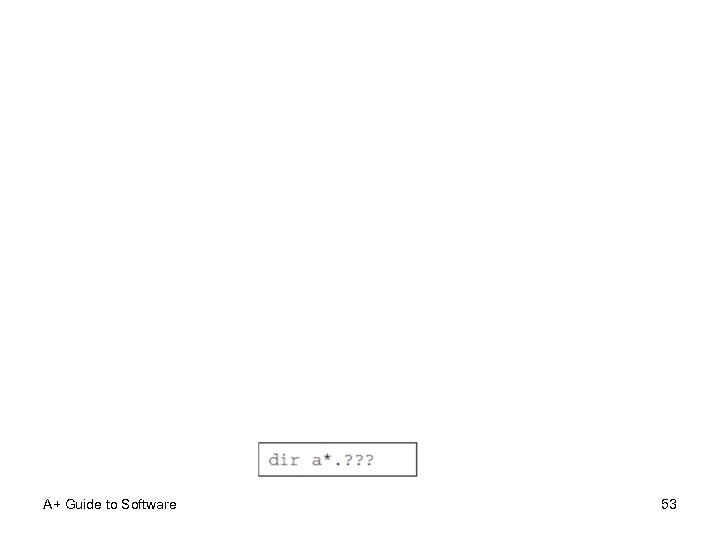 A+ Guide to Software 53 