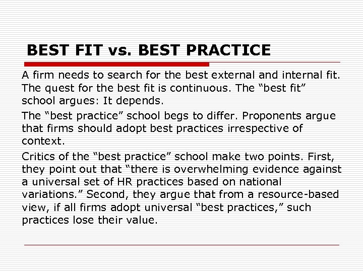 Chapter 14 Human Resource Management LEARNING OBJECTIVES