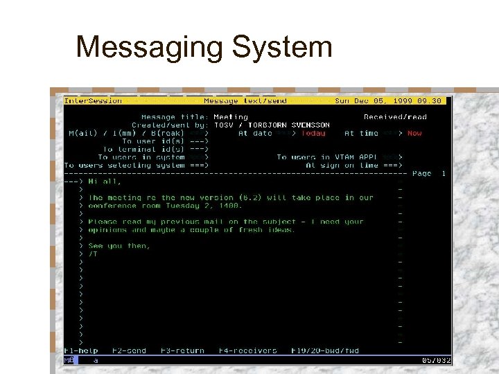 Messaging System 