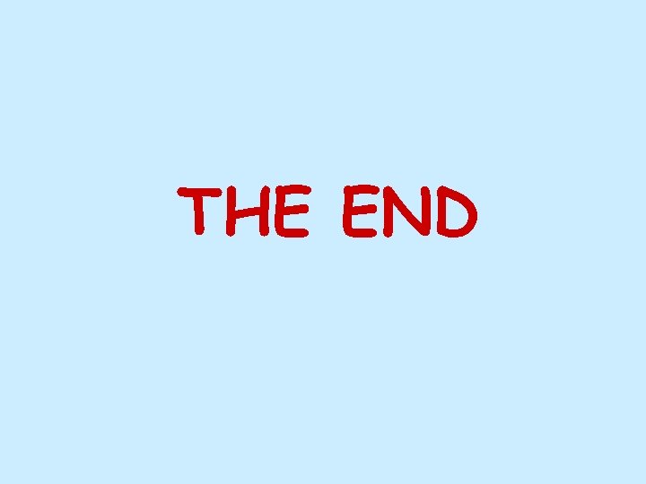 THE END 