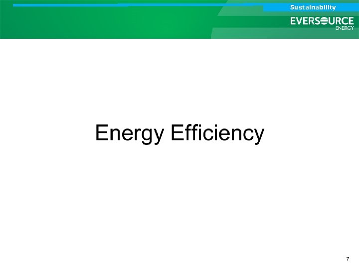 Analyst Call Sustainability Investor Call 7 