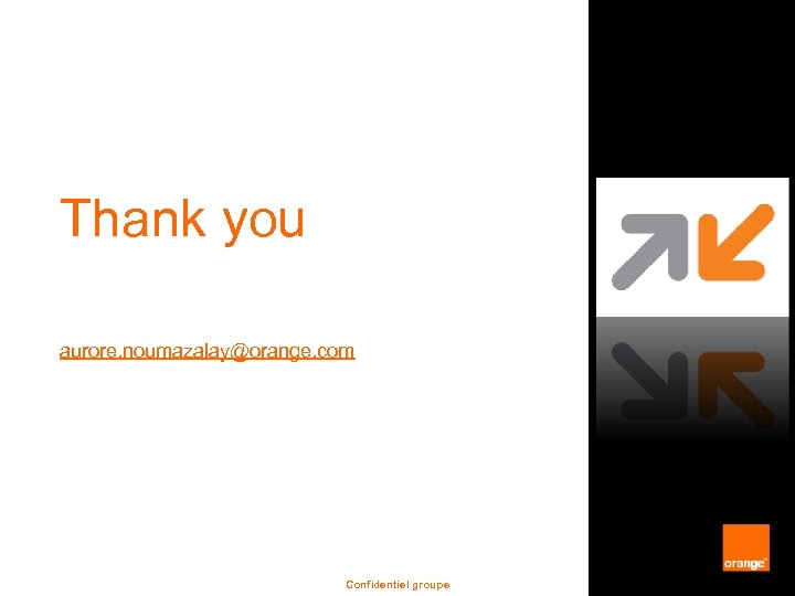 Thank you aurore. noumazalay@orange. com Confidentiel groupe 