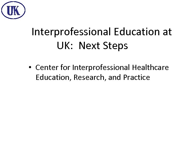 Implementing Interprofessional Global Health Education At A Systems