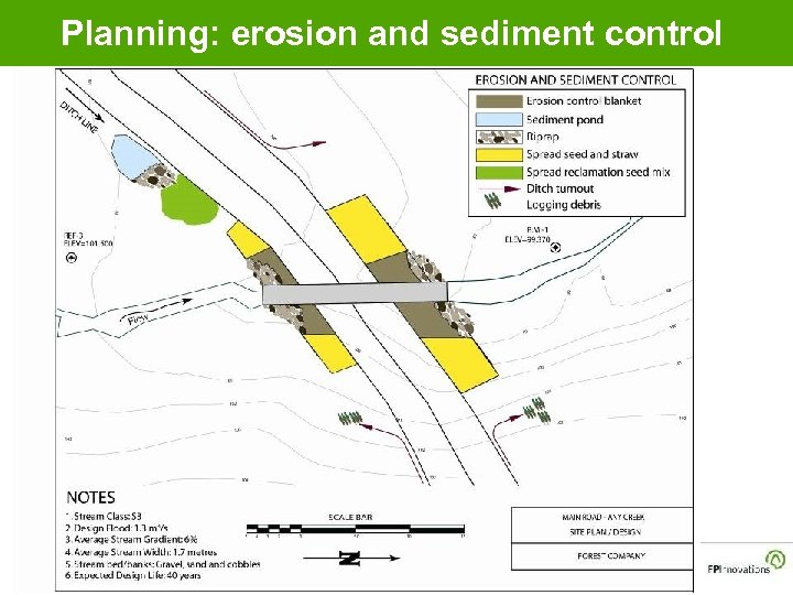 Planning: erosion and sediment control 