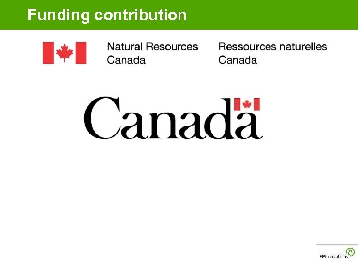 Funding contribution 