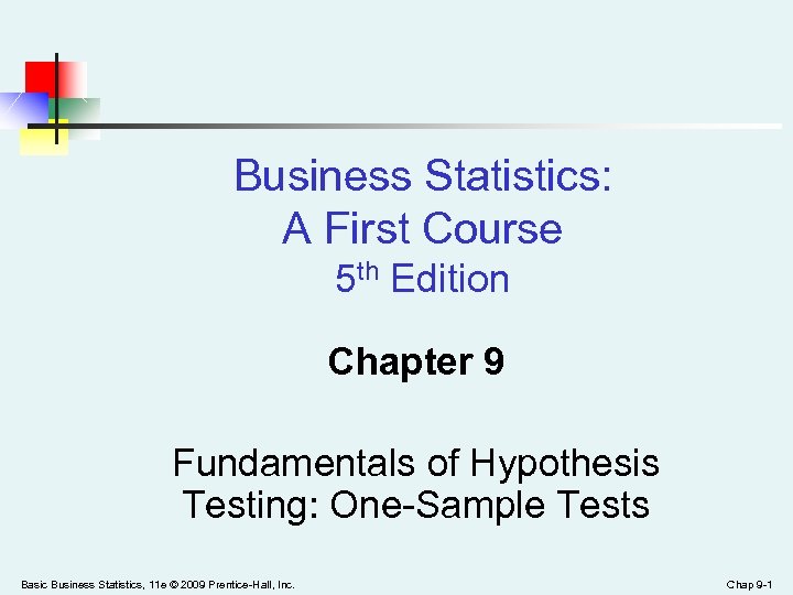 Business Statistics A First Course 5 th Edition