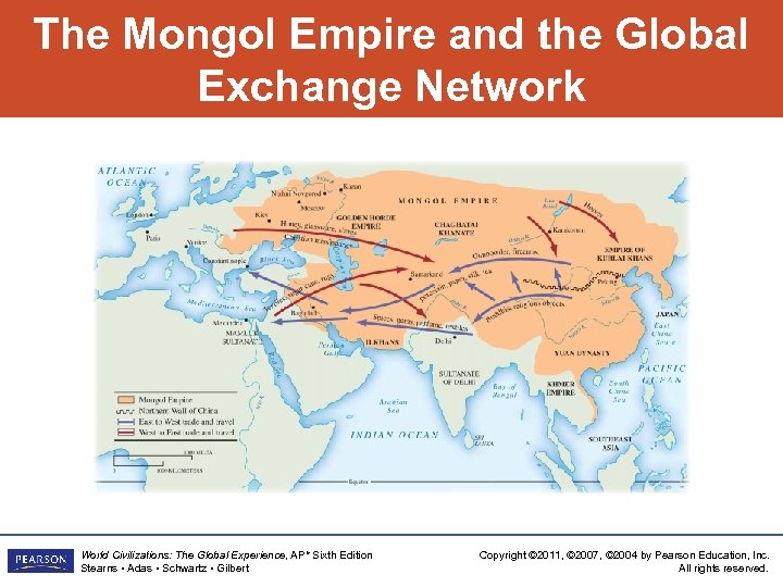 The Mongol Empire and the Global Exchange Network World Civilizations: The Global Experience, AP*