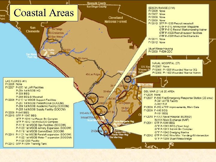 Marine Corps Base Coastal Areas Camp Pendleton 