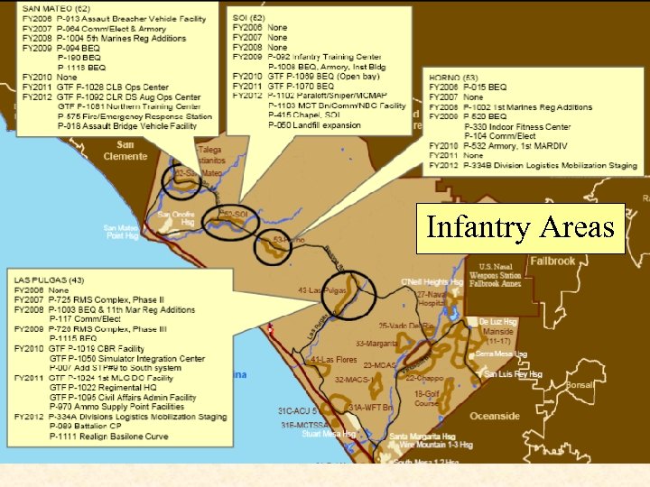 Marine Corps Base Camp Pendleton Infantry Areas 