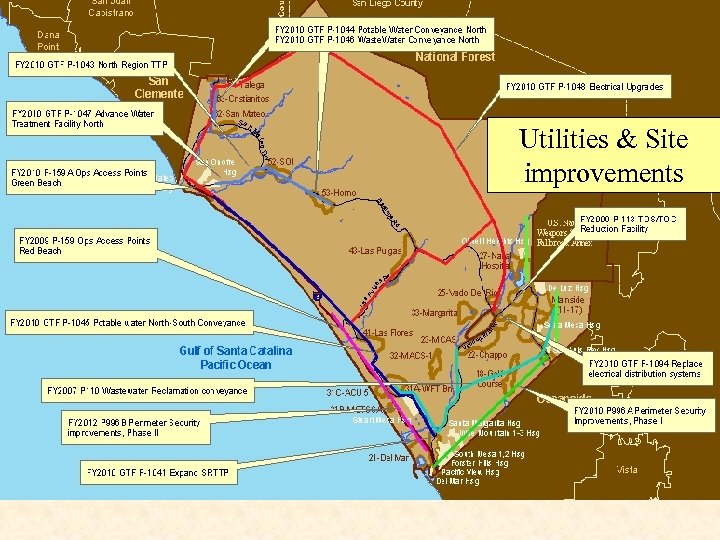 Marine Corps Base Camp Pendleton Utilities & Site improvements 