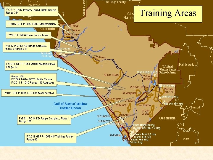 Marine Corps Base Training Areas Camp Pendleton 