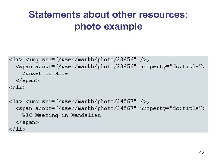 Statements about other resources: photo example 45 