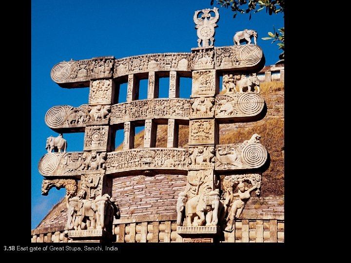3. 58 East gate of Great Stupa, Sanchi, India 