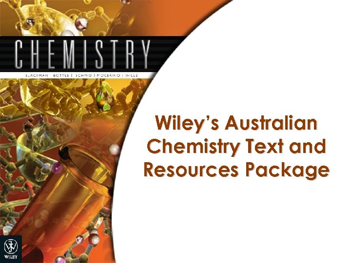 Wiley’s Australian Chemistry Text and Resources Package 