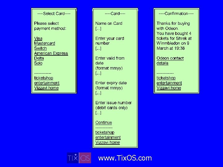 www. Tix. OS. com 