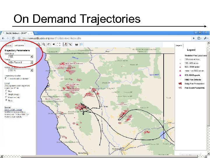 On Demand Trajectories 