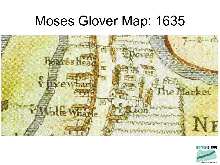 Moses Glover Map: 1635 