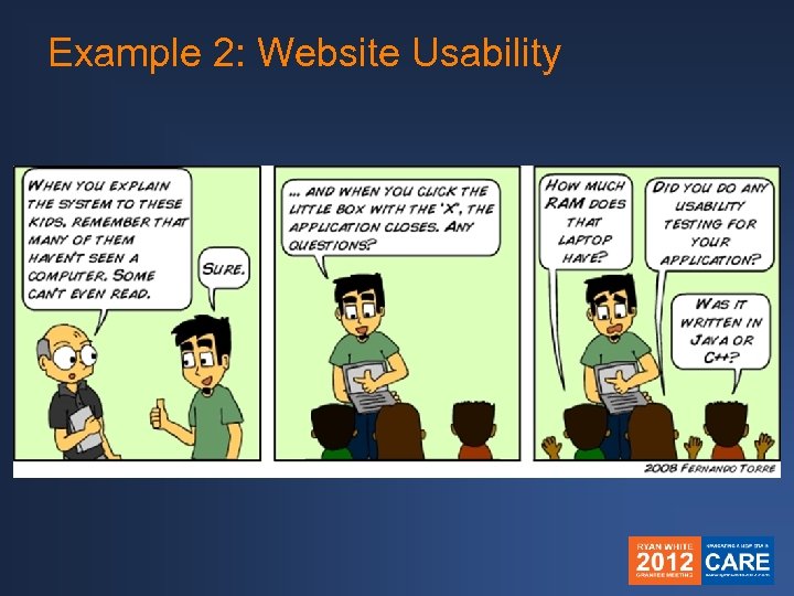 Example 2: Website Usability 