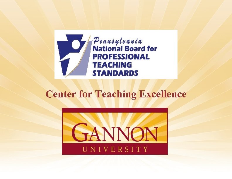 Center for Teaching Excellence 15 March 2018 