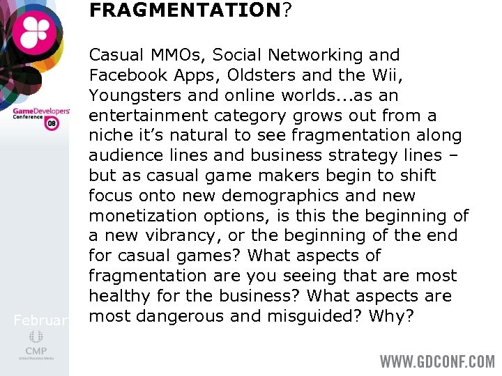 FRAGMENTATION? Casual MMOs, Social Networking and Facebook Apps, Oldsters and the Wii, Youngsters and