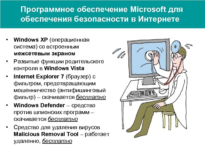 Средства обеспечения безопасности программное обеспечение