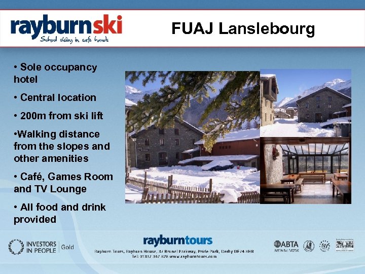 FUAJ Lanslebourg • Sole occupancy hotel • Central location • 200 m from ski