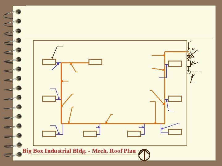 Big Box Industrial Bldg. - Mech. Roof Plan 