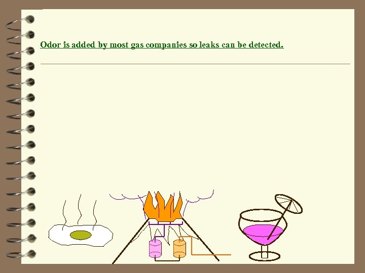 Odor is added by most gas companies so leaks can be detected. 