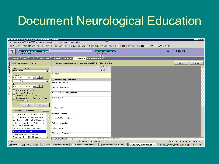 Document Neurological Education 