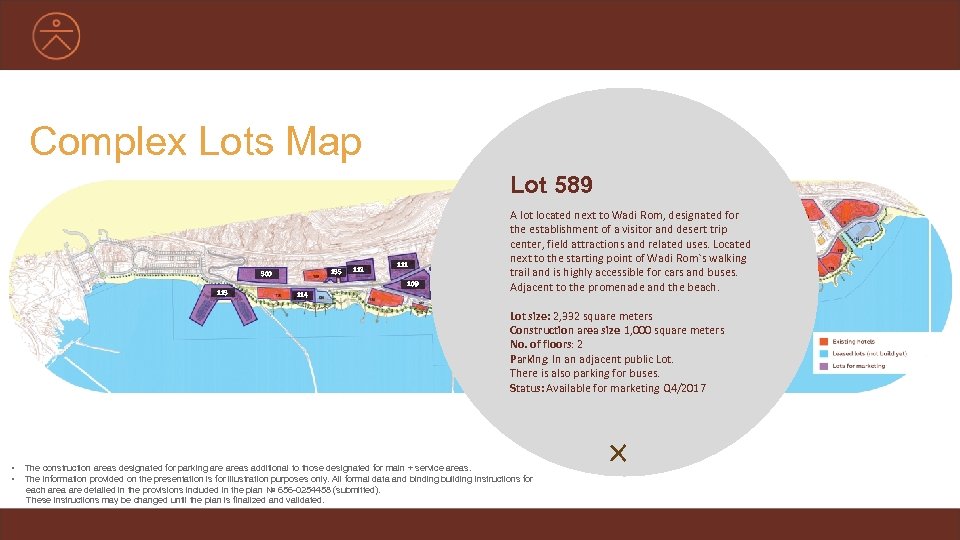 Complex Lots Map Lot 106 Lot 103 105 Lot 104 113 Lot 107 102