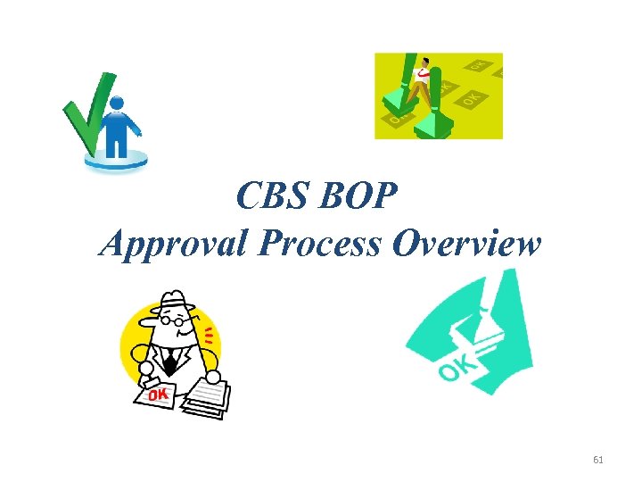 CBS BOP Approval Process Overview 61 