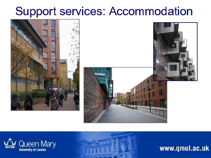 Support services: Accommodation 