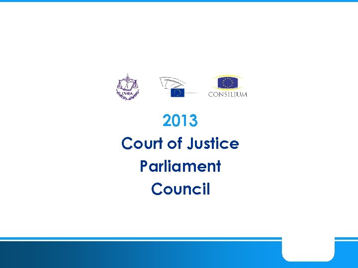 2013 Court of Justice Parliament Council 