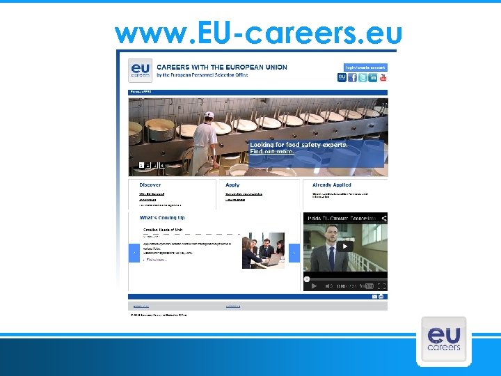 wwww. EU-careers. eu 