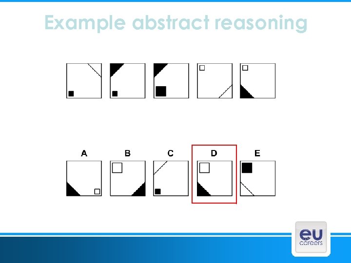 Example abstract reasoning 