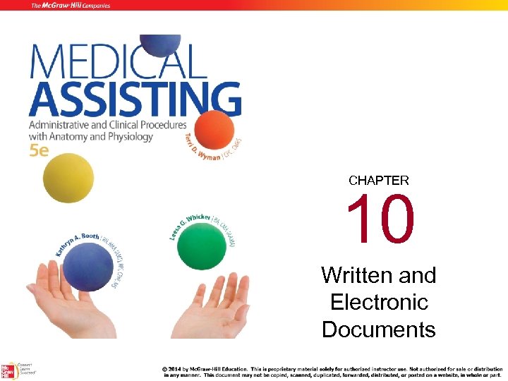 CHAPTER 10 Written and Electronic Documents 