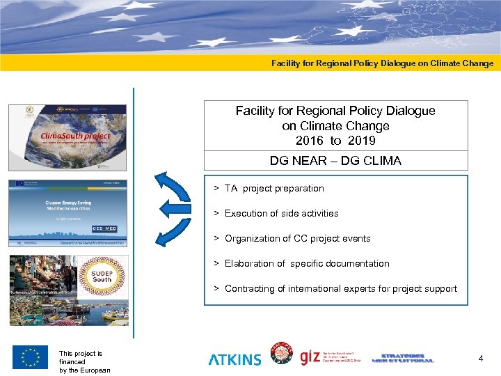 Facility for Regional Policy Dialogue on Climate Change Major Climate Change Projects in the